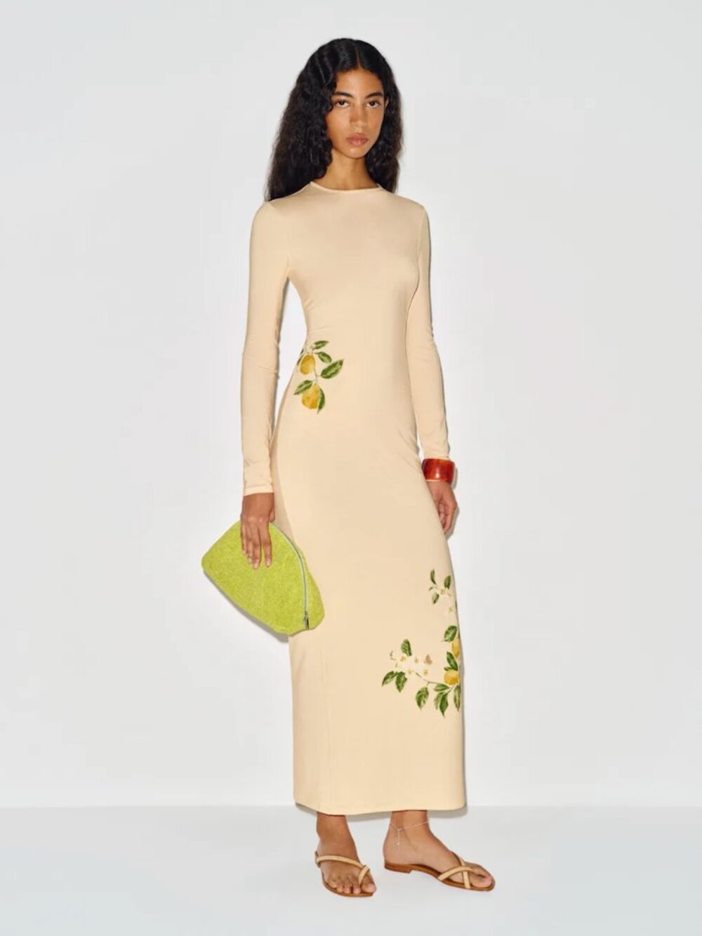 Reformation Tommie Knit Dress Yellow - Size S